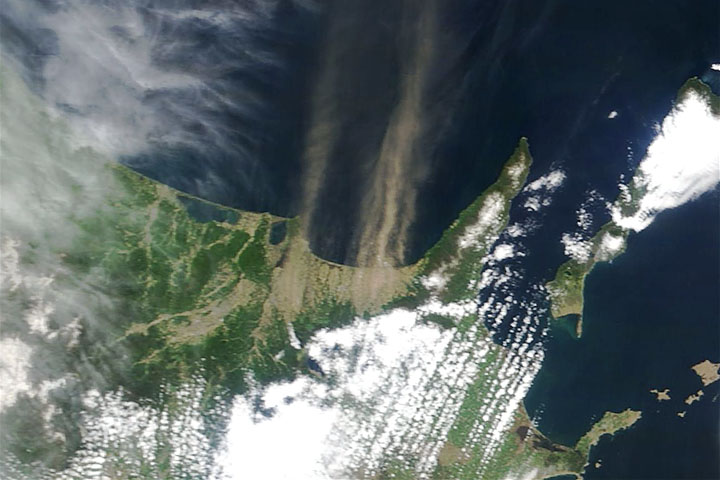 Dust Storm in Hokkaido