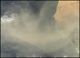 Dust Storm off West Africa