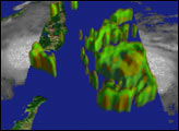 Rainfall Inside Hurricane Hernan