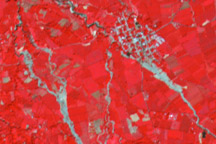 Landslides on Volcan de San Vicente