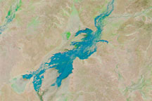 Floods in Australian Channel Country