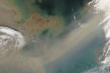 Dust over China