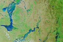 Flooding in Southwestern Queensland