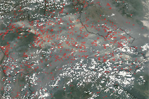 Fires in Southeast Asia