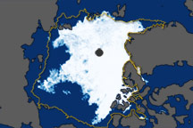 Arctic Sea Ice Minimum for 2010