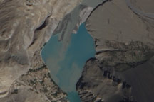 Landslide Lake in Northwest Pakistan