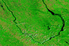 Flooding Continues along the Souris River
