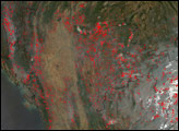 Fires in Myanmar