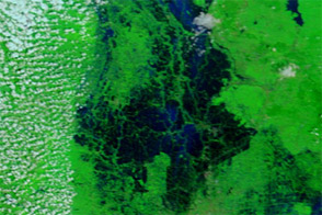Flooding near Bangkok