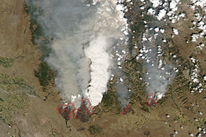 Lightning Fires in Central Idaho
