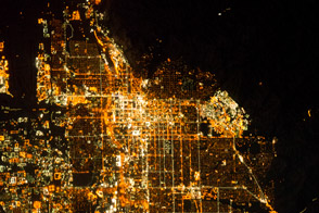 Salt Lake City at Night