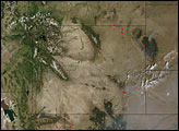 Fires in Wyoming and South Dakota